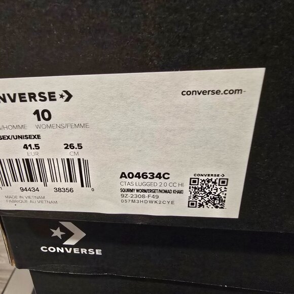 Converse Chuck Taylor All Star Lugged 2.0 Counter Climate A04634C Women's 10 NEW - Picture 12 of 12